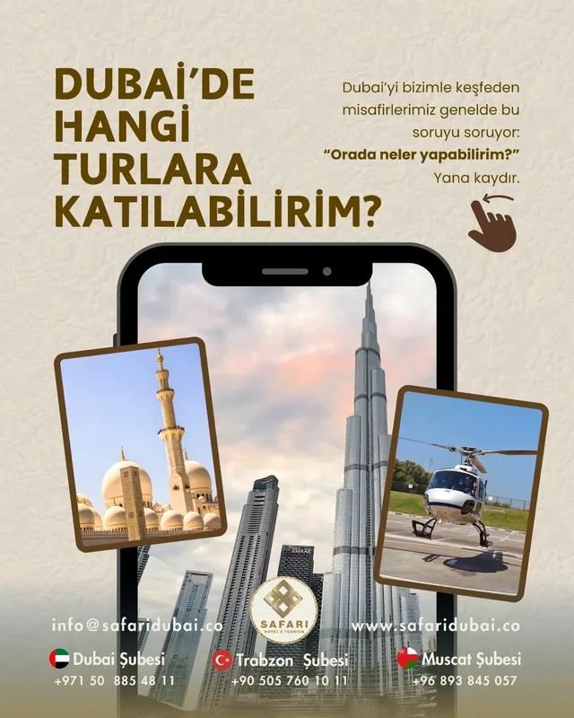 Safari Turizm Dubai çalışma örneği 2