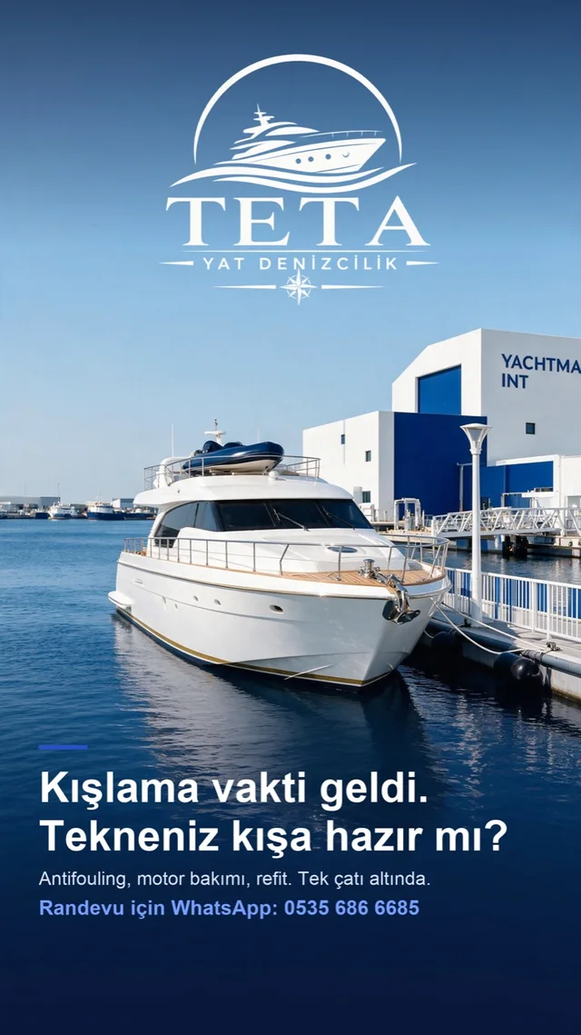 TeTa Yat kışlama kampanyası story tasarımı